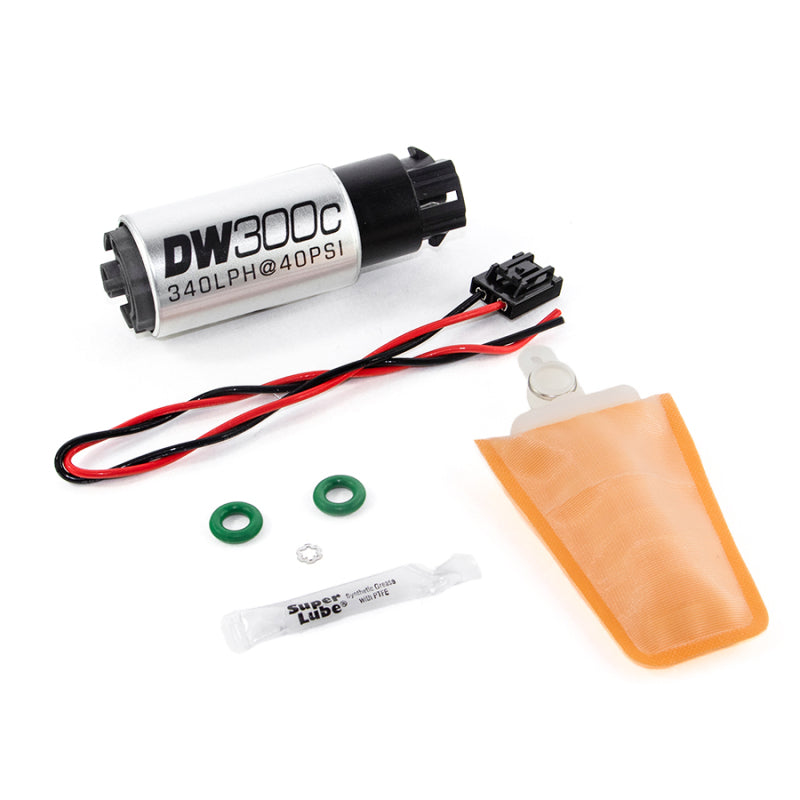 DeatschWerks DW300C 340 LPH Compact In-Tank Fuel Pump w/ Setup Kit - Lotus Elise & Exige / Toyota Celica & MR2 Spyder