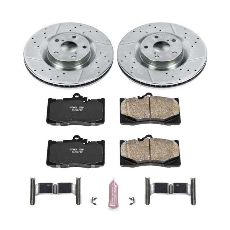 PowerStop Z23 Evolution Sport Front Brake Kit - Lexus GS / IS 2011-2018