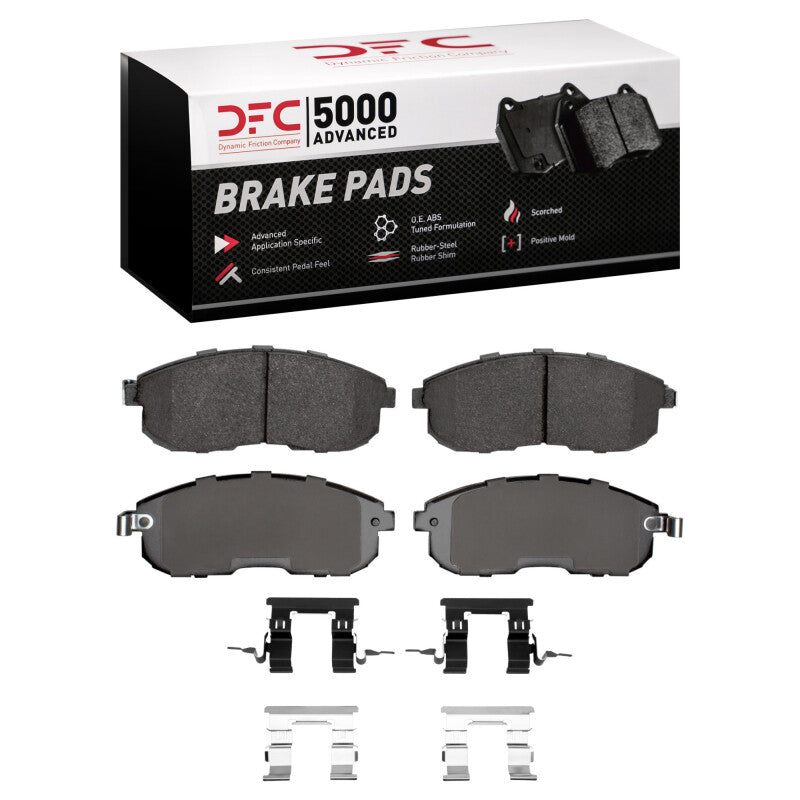DFC 5000 Advanced Ceramic Front Brake Pad & Hardware Kit - Nissan Altima / Sentra 2002-2019