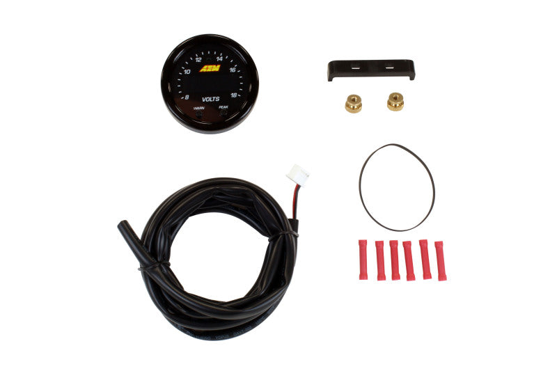 AEM X-Series Voltmeter Gauge - 8-18V, image 2