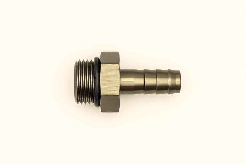 DeatschWerks 8AN ORB Male to 3/8in Male Triple Barb Fitting - Includes O-Ring