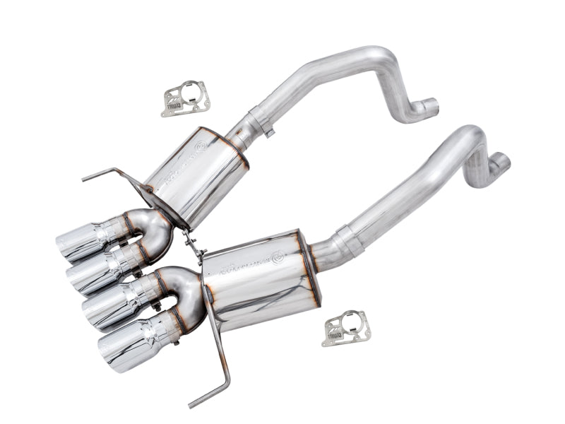 AWE Tuning Touring Edition Axle-Back Exhaust for Chevy Corvette C7 Z06/ZR1 (w/o AFM) - Chrome Tips
