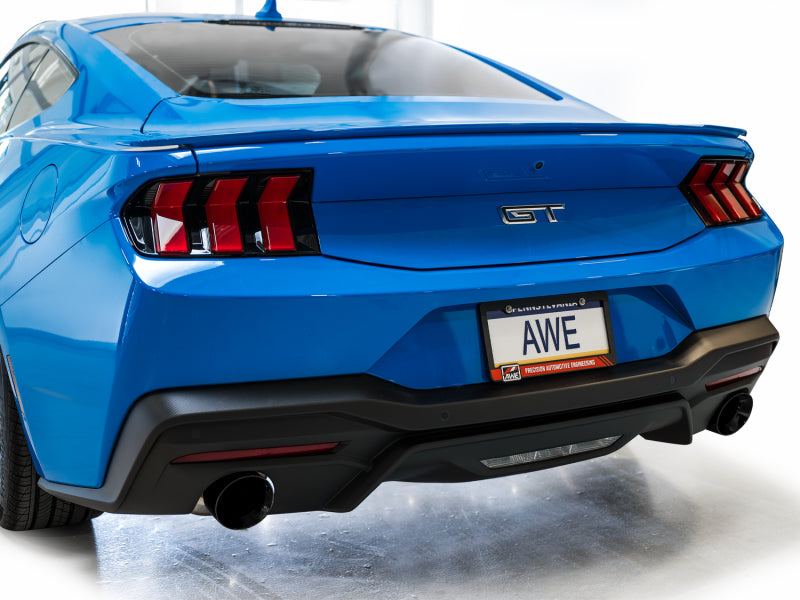 AWE Touring Catback Exhaust for 2024 Ford Mustang GT Fastback S650 RWD with Dual Diamond Black Tips
