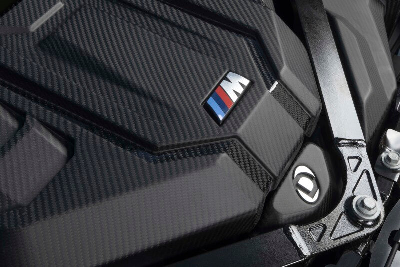 Dinan Carbon Fiber Engine Cover BMW M2/M3/M4 S58 2021-2026 - Matte Twill with Gloss Accents, image 13
