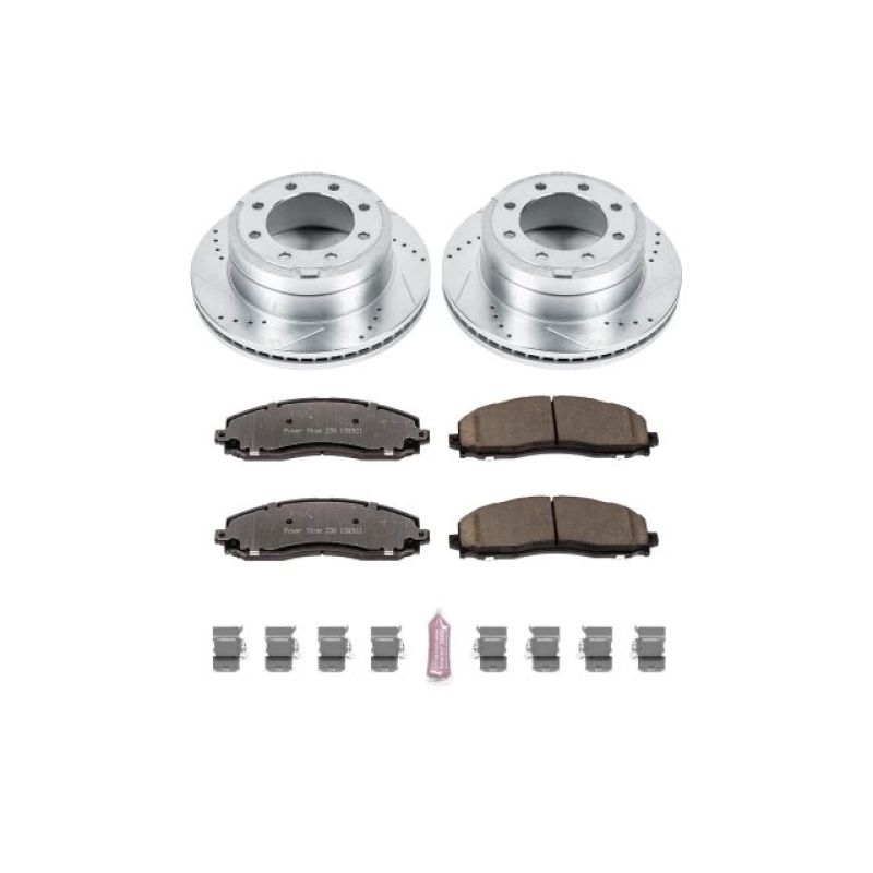 Power Stop 13-22 Ford F-350 Super Duty Rear Z36 Truck and Tow Brake Kit