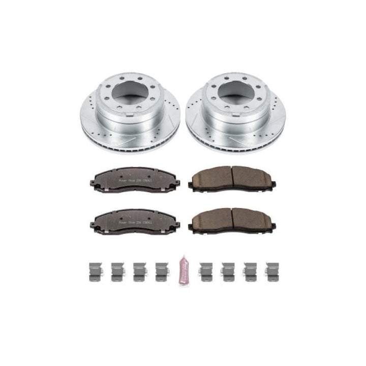 Power Stop 13-22 Ford F-350 Super Duty Rear Z36 Truck and Tow Brake Kit