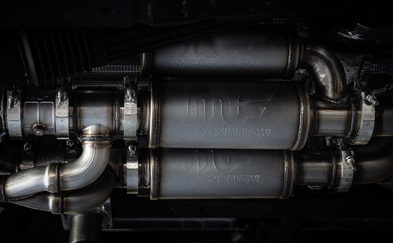 MagnaFlow Overland Series Cat-Back Exhaust System - Ford Bronco Raptor 3.0L (2022-2023) - OneFastShop