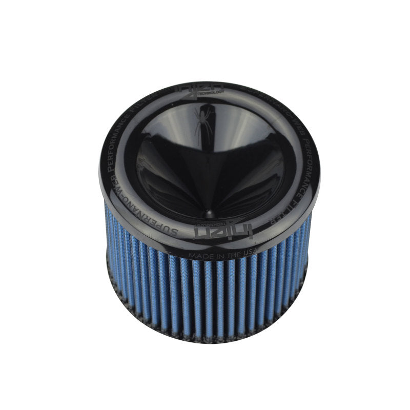 Injen Dry Air Filter with AMSOIL Ea Nanofiber - 3.00 Filter 6 Base / 5 Tall / 5 Top