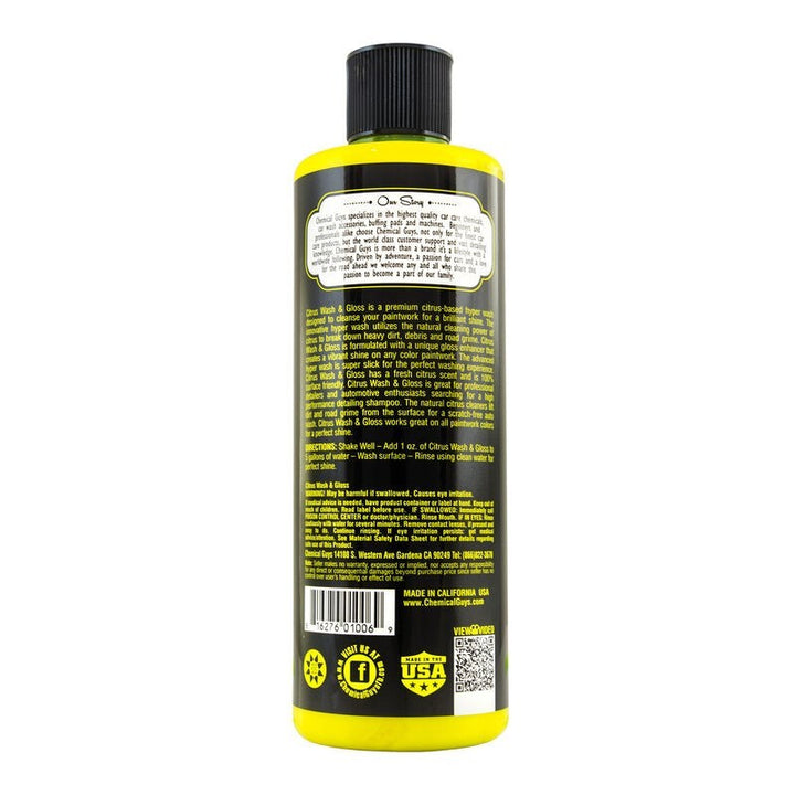 Chemical Guys Citrus Wash & Gloss Concentrated Car Wash - 16oz - 6 Pack