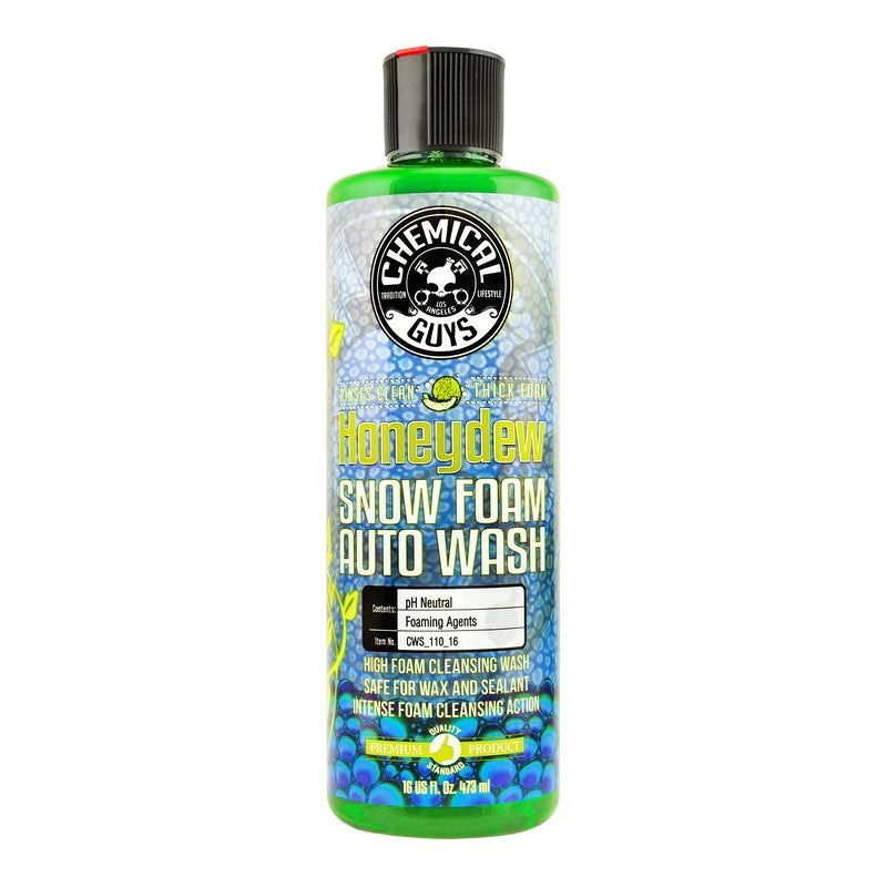 Chemical Guys Honeydew Snow Foam Cleansing Shampoo - 16oz - 6 Pack