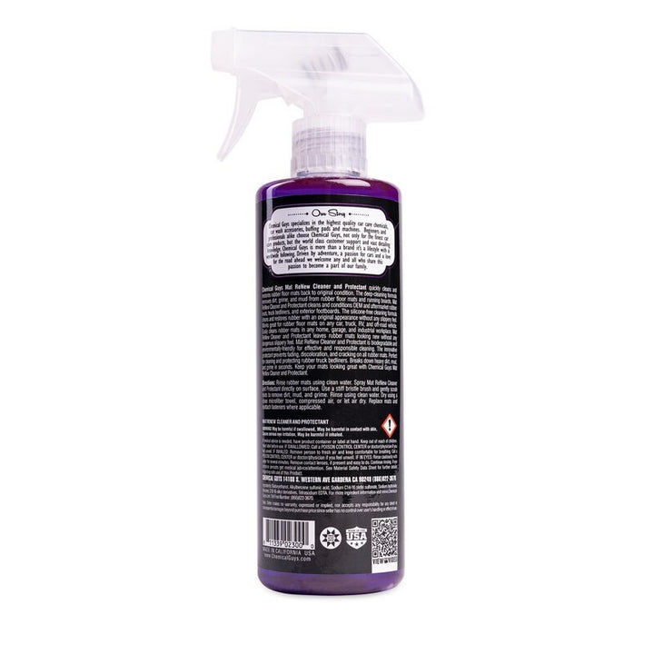 Chemical Guys Mat ReNew Rubber + Vinyl Floor Mat Cleaner & Protectant - 16oz - 6 Pack