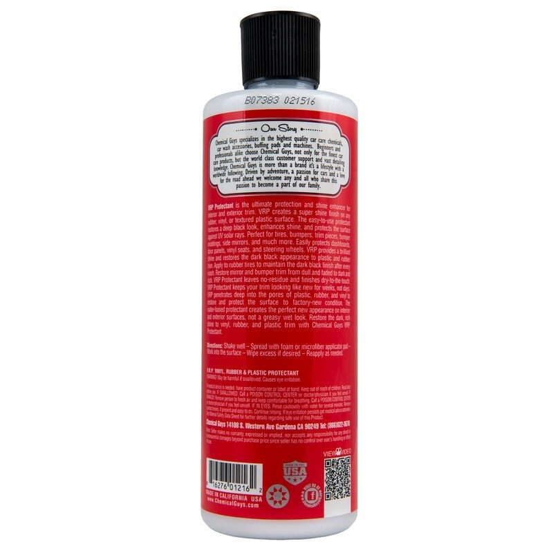 Chemical Guys VRP Vinyl / Rubber / Plastic Super Shine Dressing - 16oz - 6 Pack, view 3