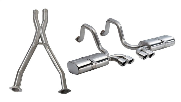 CORSA Cat-Back Exhaust - Chevrolet Corvette C5 1997-2004 - Polished Tips