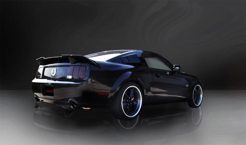 CORSA Sport Axle-Back Exhaust - Ford Mustang GT 2005-2010 / Shelby GT500 2007-2010 - Polished Tips, view 3