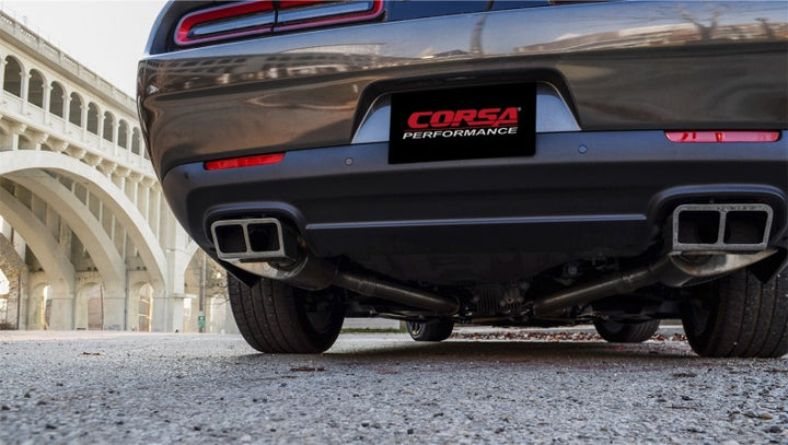 CORSA Xtreme Cat-Back Exhaust - Dodge Challenger 2015-2023 - Polished Tips, view 9