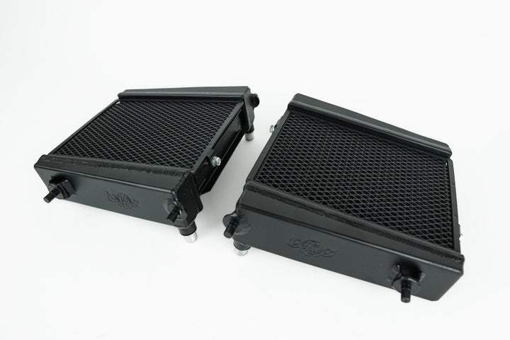 CSF High-Performance Auxiliary Radiator - Toyota GR Supra / BMW M340i / Z4 2019-2026, out of package view