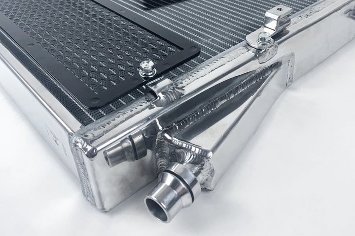 CSF High-Performance Heat Exchanger - Toyota GR Supra / BMW M340i / Z4 2019-2026, close up view