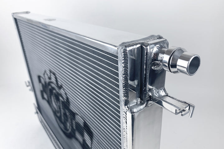 CSF High-Performance Heat Exchanger - Toyota GR Supra / BMW M340i / Z4 2019-2026, close up view