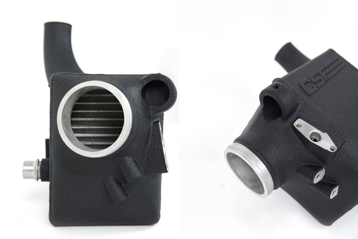 CSF Twin Charge-Air Cooler Set - BMW M5 F90 / M8 F91 / F92 / F93 S63 2018-2025 - Crinkle Black, view 4