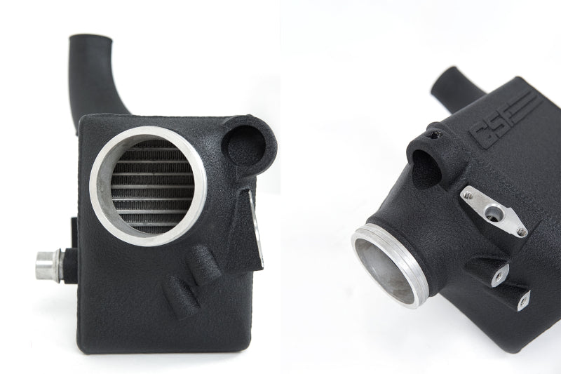 CSF Twin Charge-Air Cooler Set - BMW M5 F90 / M8 F91 / F92 / F93 S63 2018-2025 - Crinkle Black, view 4