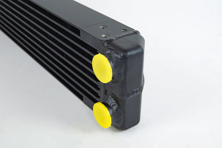 CSF Universal Dual-Pass Oil Cooler Satin Black - M22 x 1.5 - 22in, view 5