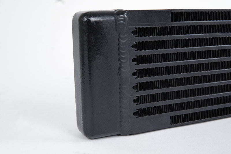CSF Universal Dual-Pass Oil Cooler Satin Black - M22 x 1.5 - 22in, view 6