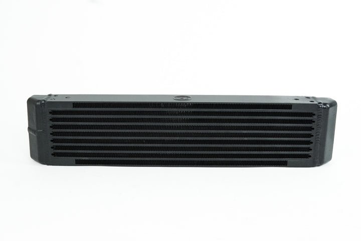 CSF Universal Dual-Pass Oil Cooler Satin Black - M22 x 1.5 - 22in, view 8