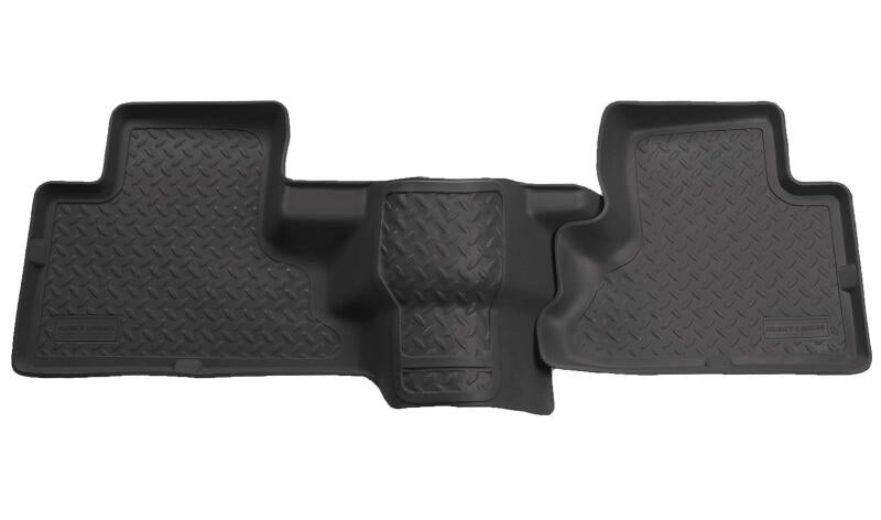 Husky Liners Classic Style 2nd Row Floor Liner - Chevy Trailblazer, GMC Envoy, Buick Rainier (2002-2009) - Black