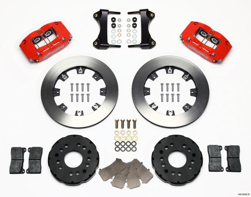 Wilwood Dynapro Radial Front Kit 12.19in Red 95-99 Mitsubishi Eclipse Line Kit Needed - OneFastShop