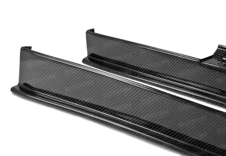 Seibon Carbon Fiber Side Skirts Pair for 12-13 Nissan GTR R35 SS-Style - OneFastShop