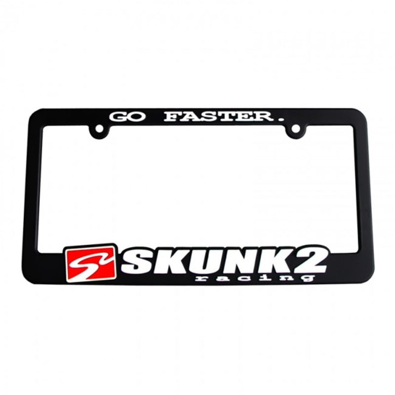 Skunk2 Go Faster License Plate Frame with Classic Logo