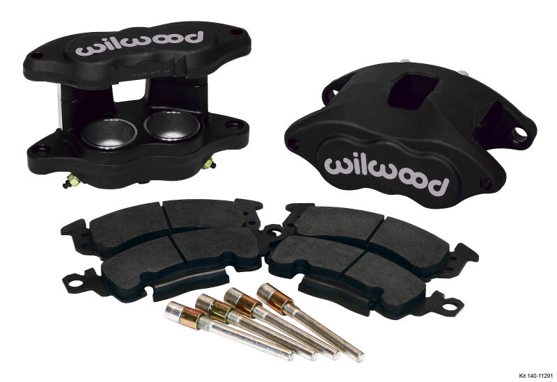 Wilwood D52 Front Caliper Kit Gray Type III Ano 2.00in Piston for 1968-1996 GM Passenger Vehicles and Trucks - OneFastShop