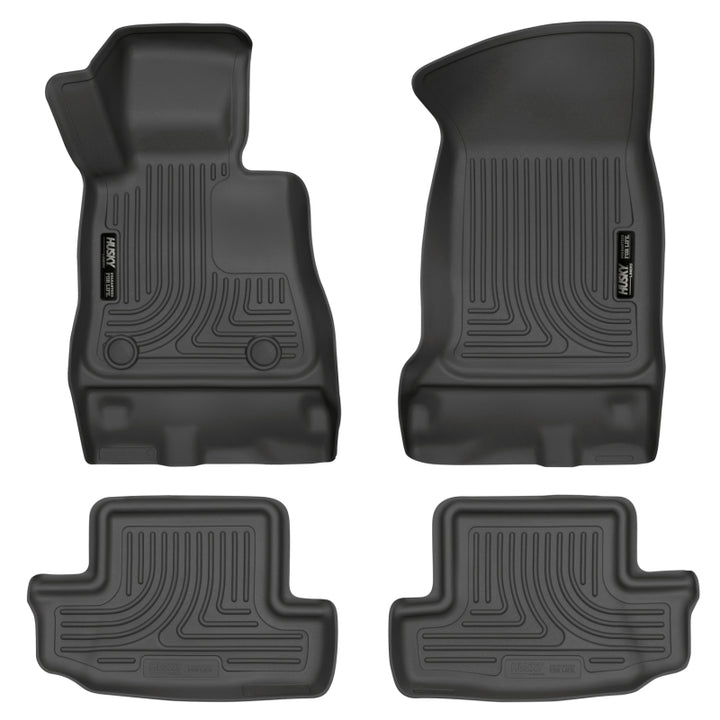 Husky Liners WeatherBeater Black Floor Liners for 16-17 Chevy Camaro Front and Second Row