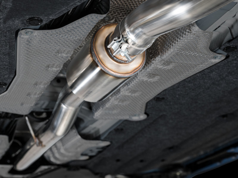 AWE Tuning Touring Edition Exhaust with Triple Diamond Black Tips for 2023 Honda Civic Type R