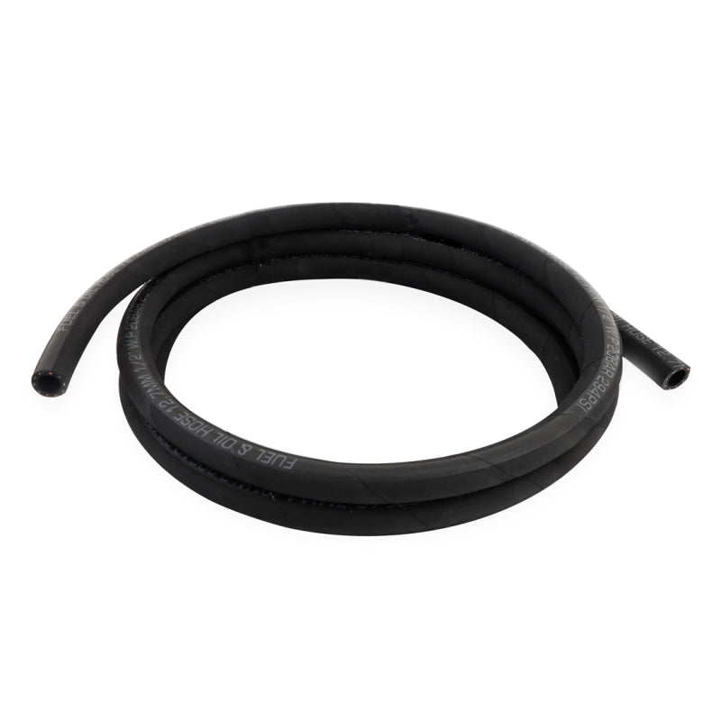 Mishimoto Push Lock Hose 8AN 120in Nitrile CPE Black