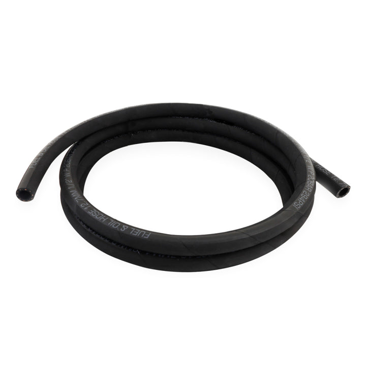Mishimoto Push Lock Hose 8AN 120in Nitrile CPE Black