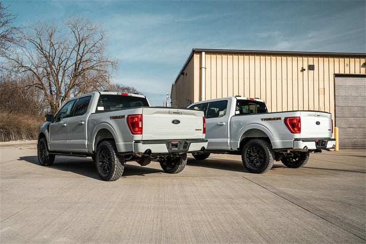 CORSA Performance Xtreme Cat-Back Exhaust Dual Rear Exit Black PVD for 2023 Ford F-150 Tremor 5.0L V8 5.5ft Bed