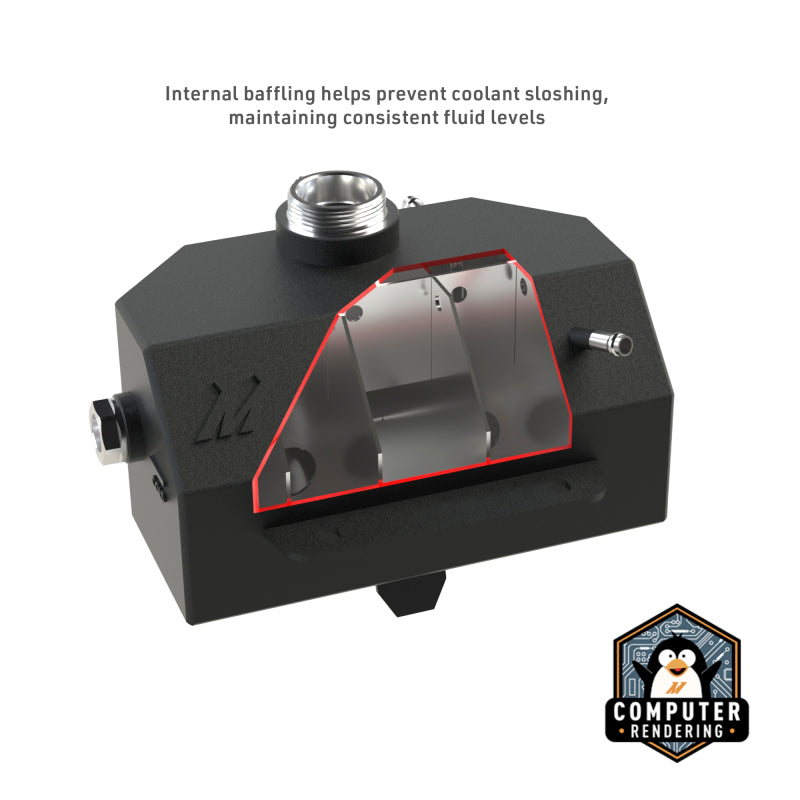Mishimoto Aluminum Coolant Expansion Tank - Ford Mustang 2015-2023 - Polished, image 11