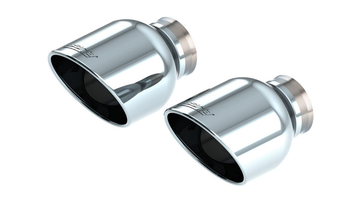 Borla T-304 Stainless Steel Tips 5in Outlet Bright Chrome for 15-24 Dodge Charger V8 and 2023 Chrysler 300C