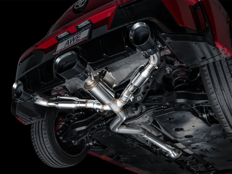 AWE Tuning Track Edition Exhaust with Diamond Black Tips for 2023+ Toyota GR Corolla