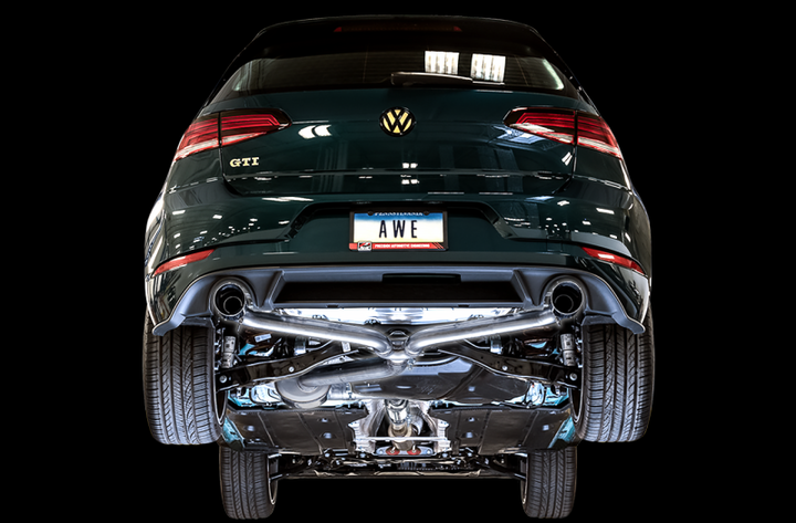 AWE Tuning Volkswagen GTI MK7.5 2.0T Touring Edition Exhaust w/Chrome Silver Tips 102mm.