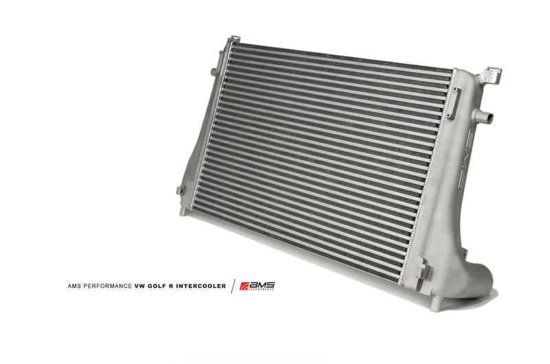 AMS Performance 2015+ VW Golf R MK7 Front Mount Intercooler With Cast End Tanks