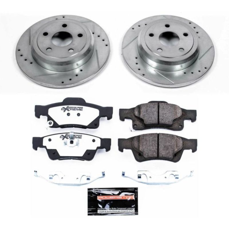 PowerStop Z36 Truck & Tow Rear Brake Kit - Dodge Durango / Jeep Grand Cherokee 2011-2020