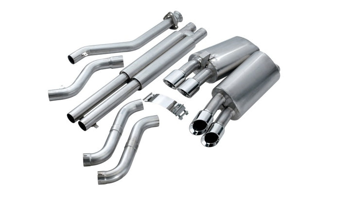 Corsa Sport Cat-Back Exhaust with Twin 3.5in PolishedTips for 1992-1995 Chevrolet Corvette C4 5.7L V8 LT1