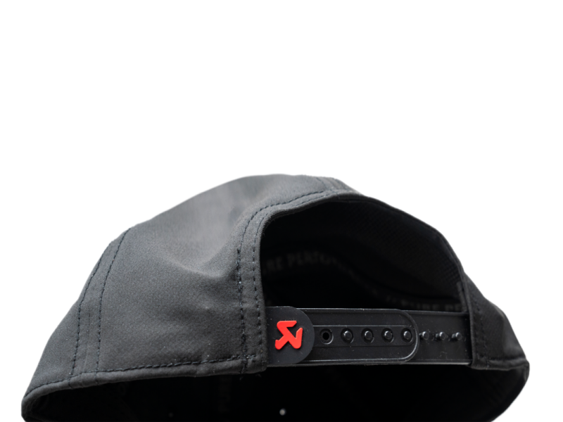 Akrapovic Baseball Cap Logo Black Logo Black Cap Logo - OneFastShop