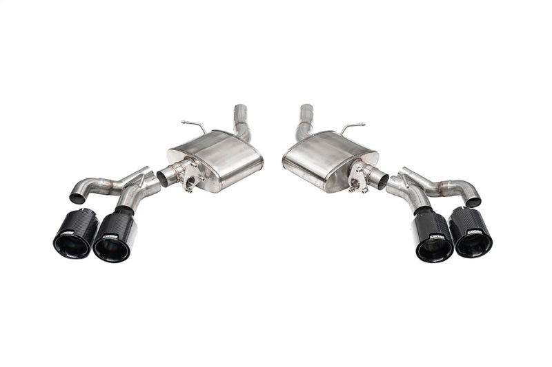 CORSA Sport Black Carbon Fiber Tip Axle-Back Exhaust - Cadillac CT5-V Blackwing 2022-2026
