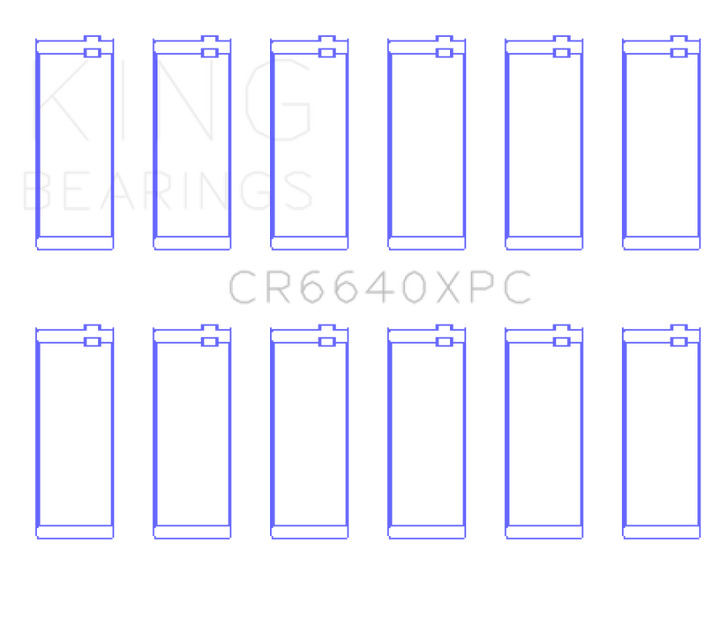 King Engine Bearings Coated Performance Rod Bearing Set for BMW M20 & M50 2.0L/2.5L/2.7L - OneFastShop