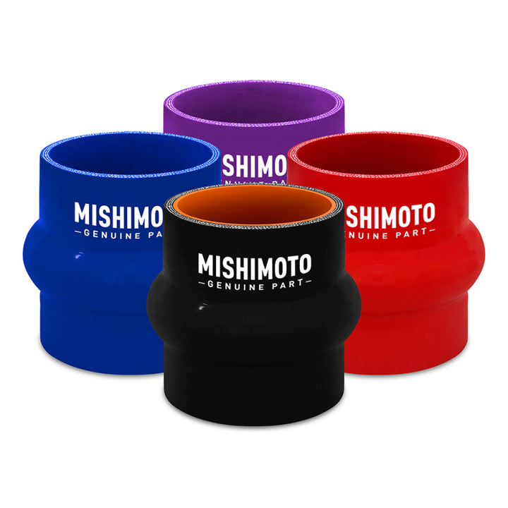 Mishimoto Silicone Hump Hose Coupler 2.5in Black - Flexible Hose Coupling