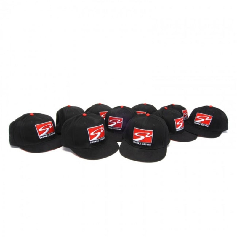 Skunk2 Racing Cap with Racetrack Logo - Black (L/XL) - OneFastShop