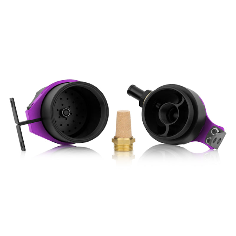 Mishimoto Baffled Oil Catch Can Universal Purple Fit